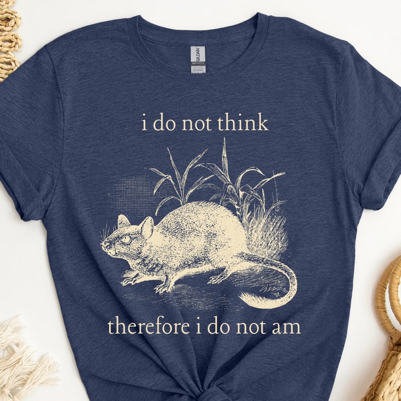 Rat Shirt, Funny Rat Shirt, Rat Tshirt, Rat Mom Gift, Rat Lover Gift, Rat Pet Owner, Creepy Cute Gothic Weirdcore Meme Shirts that Go Hard image 4