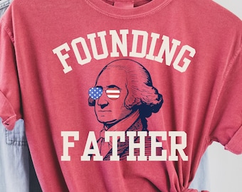 Men's 4th of July Shirt, George Washington Shirt, Fourth of July Shirt for Men, Independence Day Dad Shirt, President Shirt, Founding Father