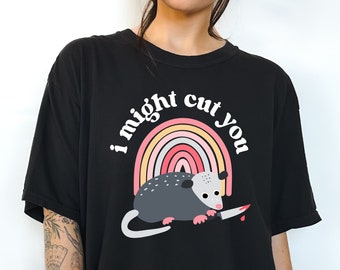 Possum Shirt, Opossum Shirt, Possum T shirt, Possum Gift, Sarcastic Shirt, Introvert Shirt, Funny Gen Z, Weird, Ironic Shirts that Go Hard