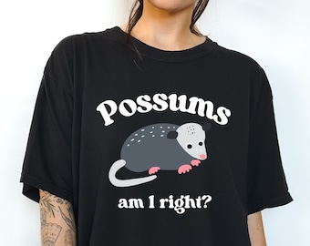 Possum Shirt, Opossum Shirt, Possum T shirt, Possum Gift, Cute Animal Lover Gift, Funny Gen Z, Weird Shirts, Ironic Shirts that Go Hard
