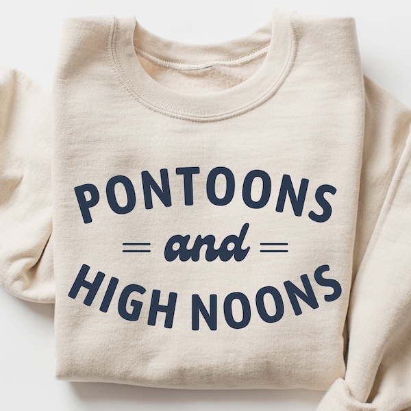 Sudadera de pontones y mediodías, sudadera de despedida de soltera en el lago de verano, sudadera de pontón, sudadera de viaje de chicas al lago bebiendo