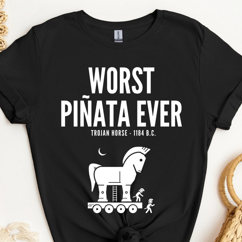 History Teacher Shirt, Worst Piñata Ever Shirt, Trojan Horse Shirt, Trojan War, Greek Mythology Lover Gift, Funny Ancient History Shirt Bild 4