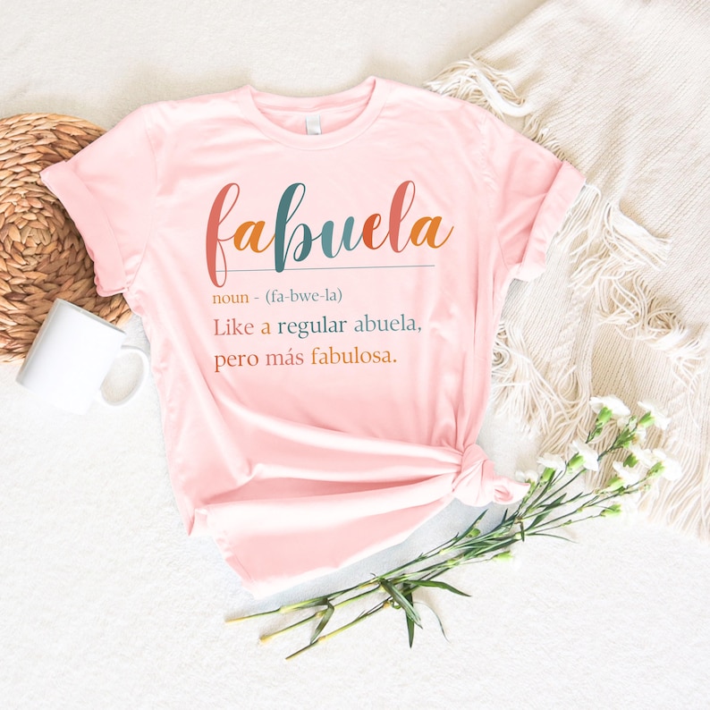 Camiseta de abuela, Regalo para abuela, Regalo para abuelita, Camiseta para abuelita, Regalos para abuela, Regalo para abuela mexicana, Día de la Madre, Cumpleaños, Navidad imagen 5