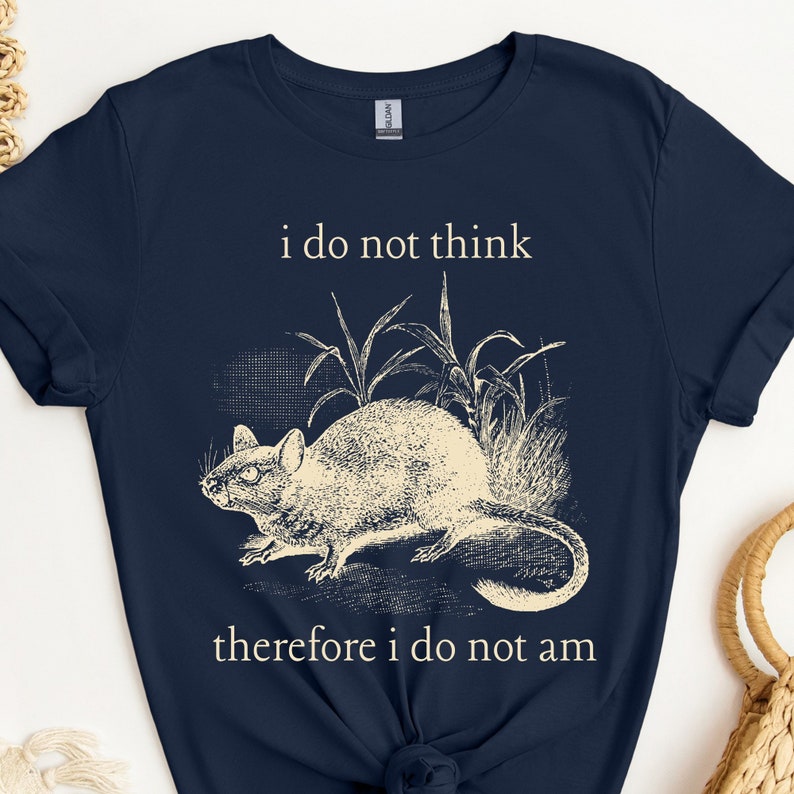 Rat Shirt, Funny Rat Shirt, Rat Tshirt, Rat Mom Gift, Rat Lover Gift, Rat Pet Owner, Creepy Cute Gothic Weirdcore Meme Shirts that Go Hard image 5