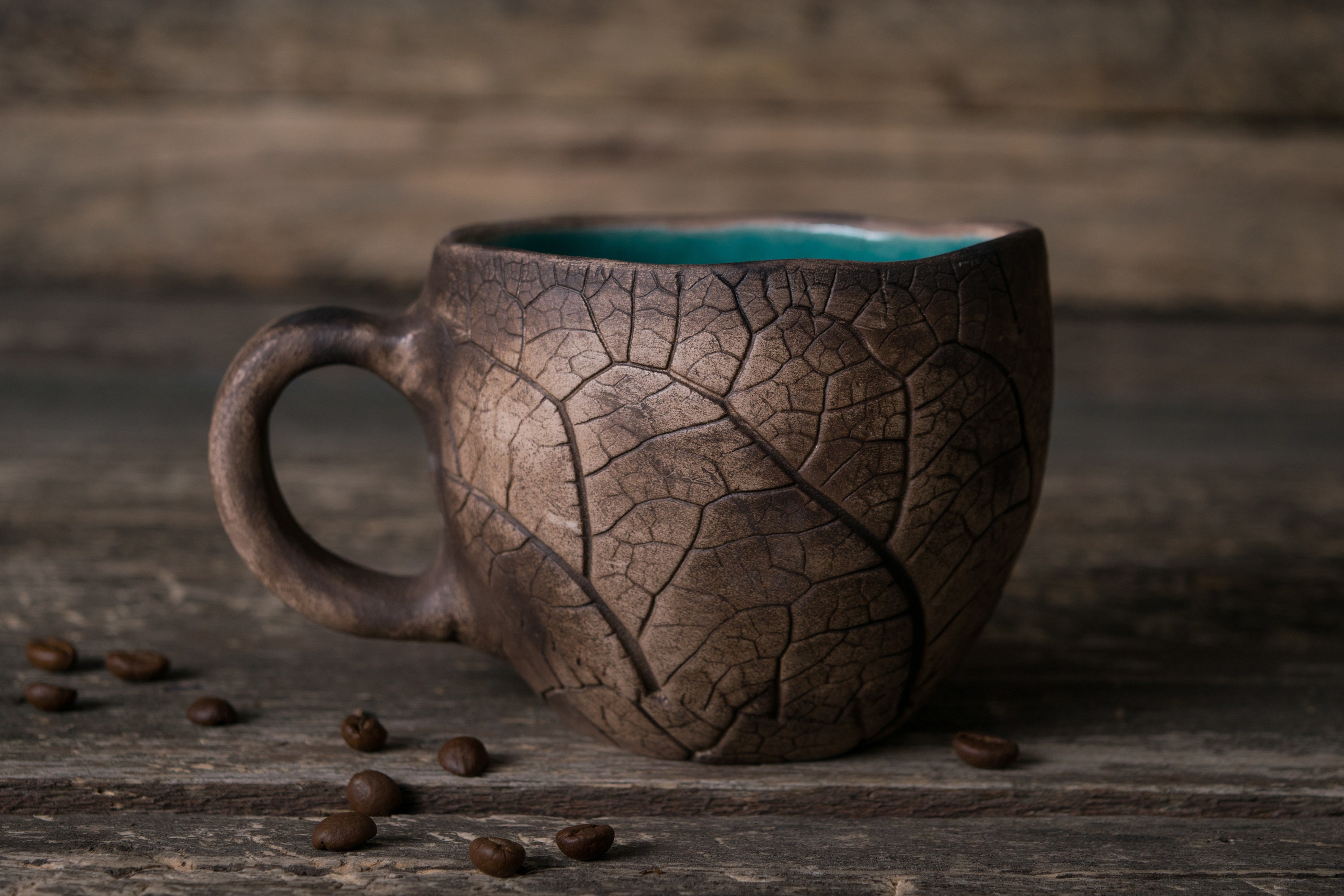 Leaf Pottery Mug