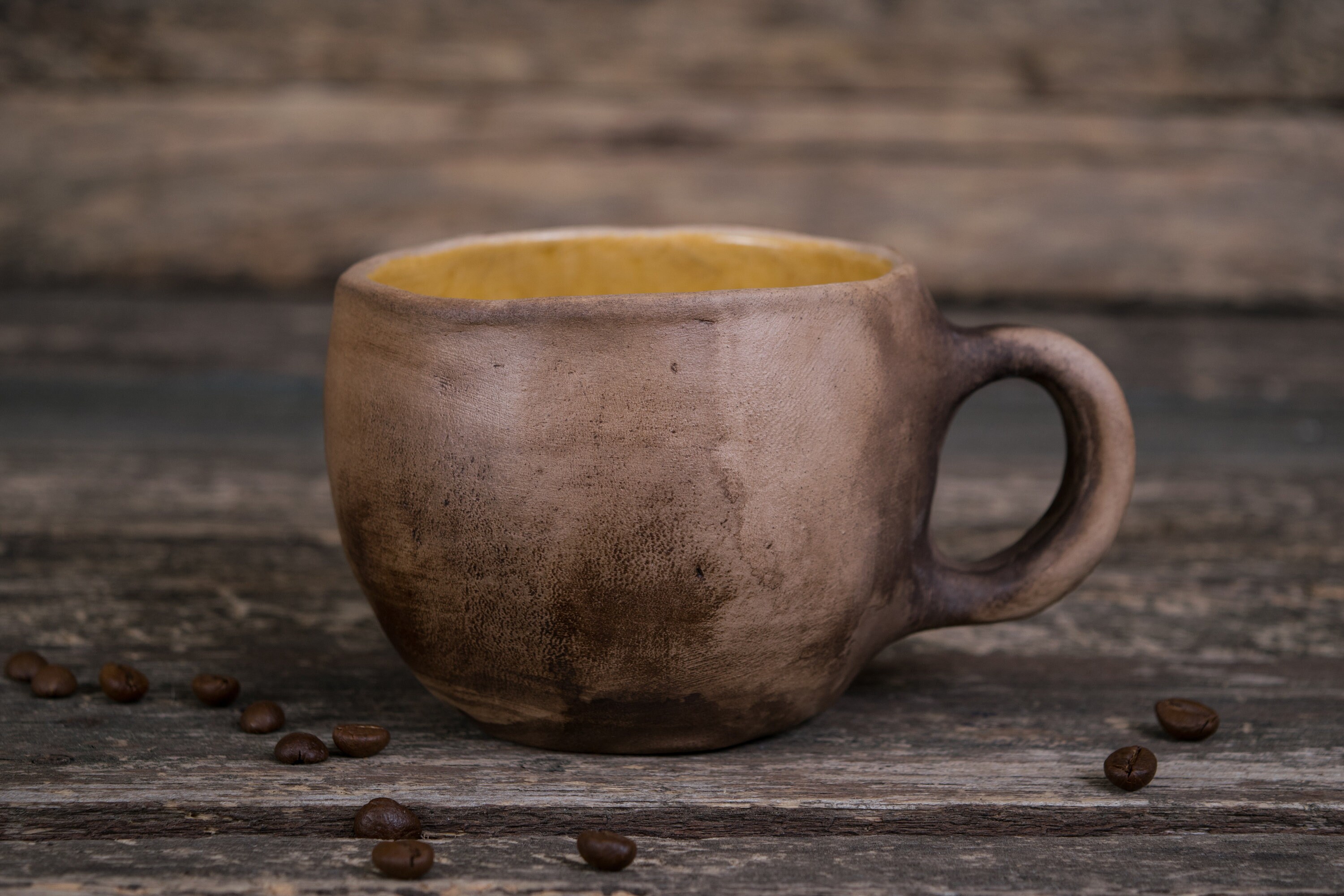 Handmade Ceramic Botanical Mug || Pottery Mug Handmade