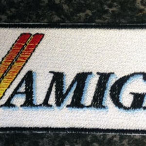 Amiga Logo custom embroidered patch