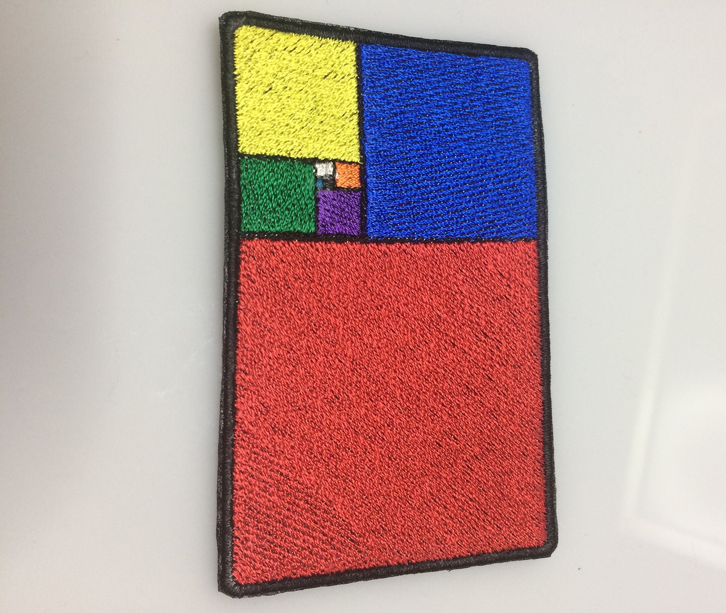 Fibonacci Sequence custom embroidered patch