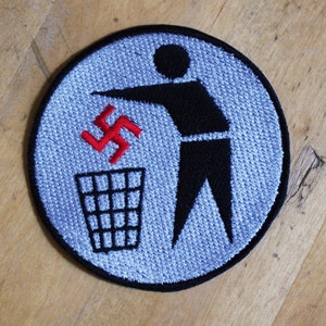 Anti fascist Antifa custom embroidered patch