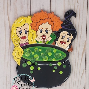 Witch Sisters Potion Brew Door Hanger