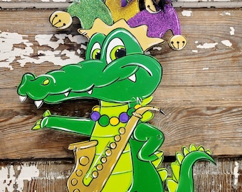Karneval Gator Party Türschild Türschild DIY