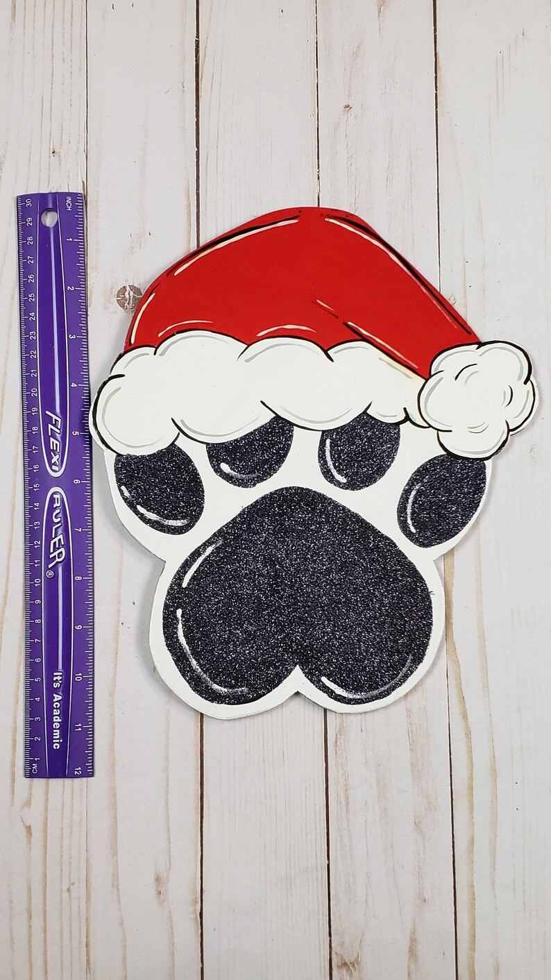 Christmas Paw Sign
