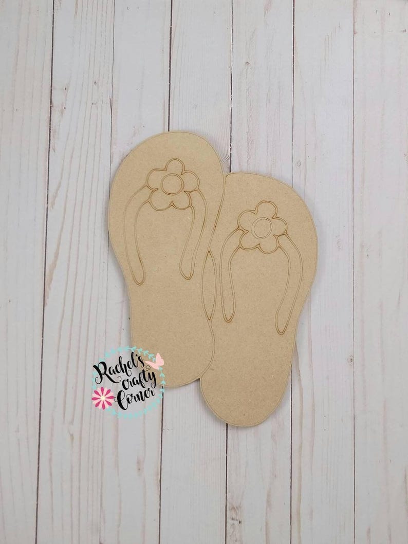 Flip Flop Season Floral Polka Dot Flip Flops, Hand Painted Door Hanger ...