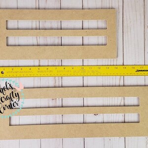 Rectangle Sign Attachment Rail