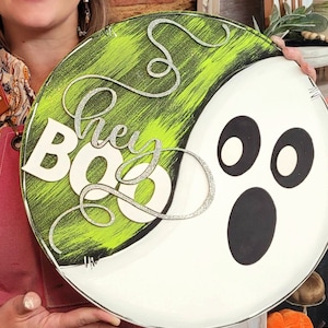 Hey Boo! Ghost Door Hanger