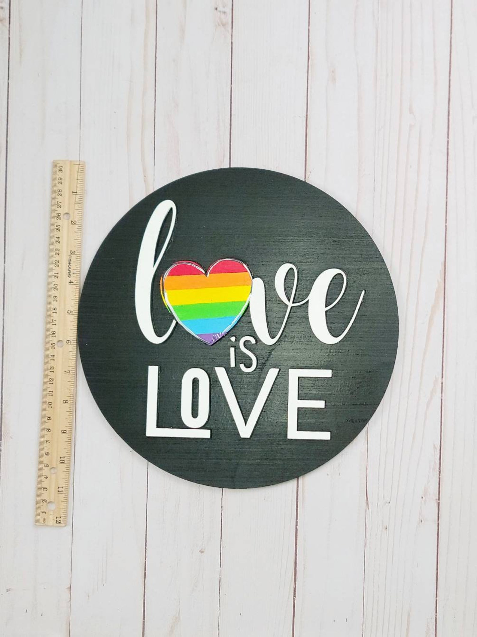 Pride Love is Love Sign Etsy