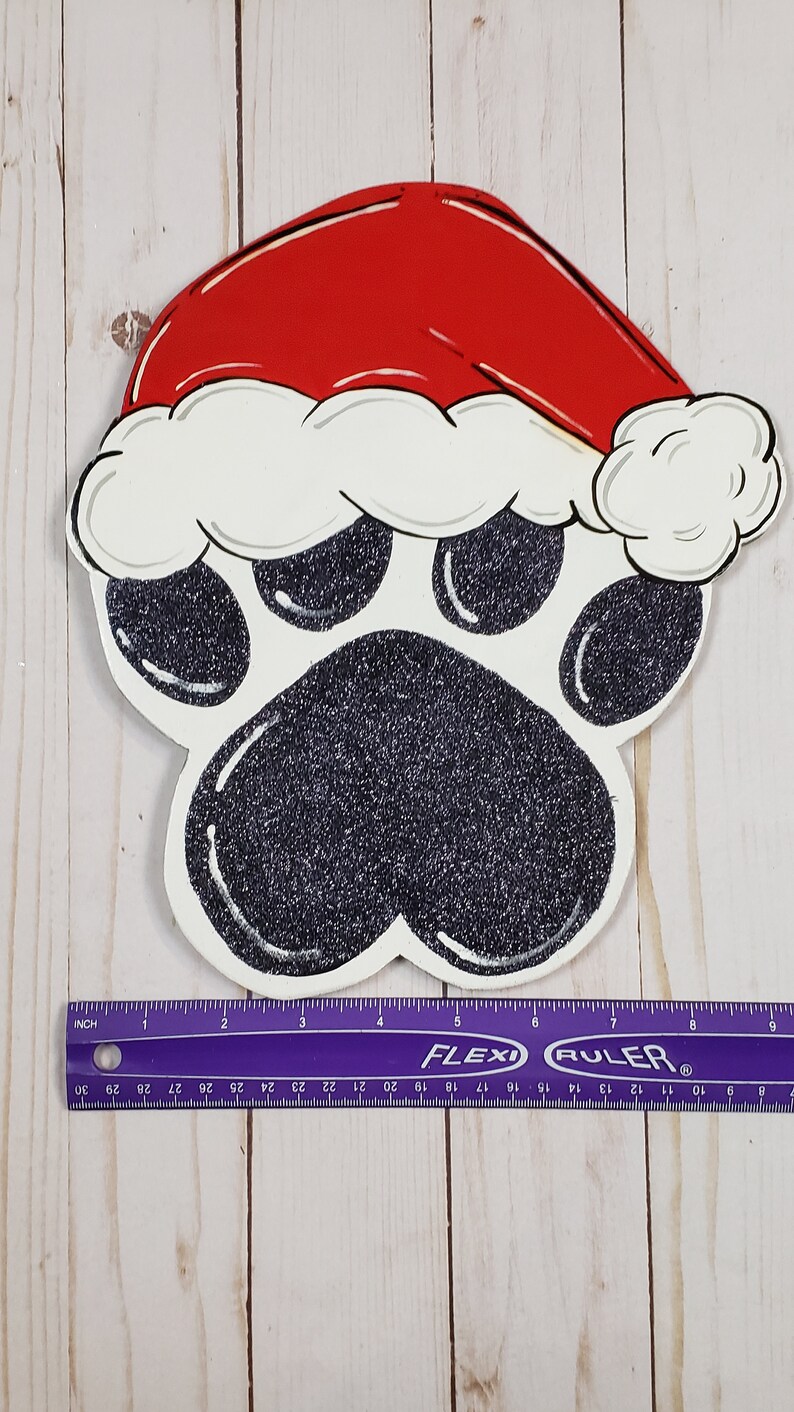 Christmas Paw Sign