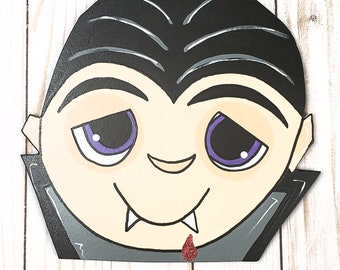 Wieszak na drzwi Dracula – tabliczka na werandę z wampirem na Halloween