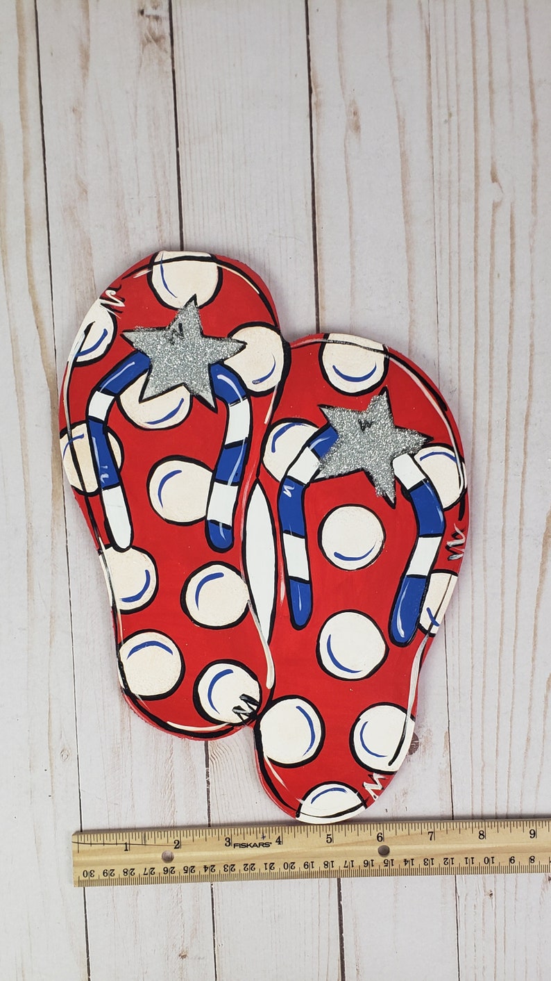 Patriotic Flip Flops Sign