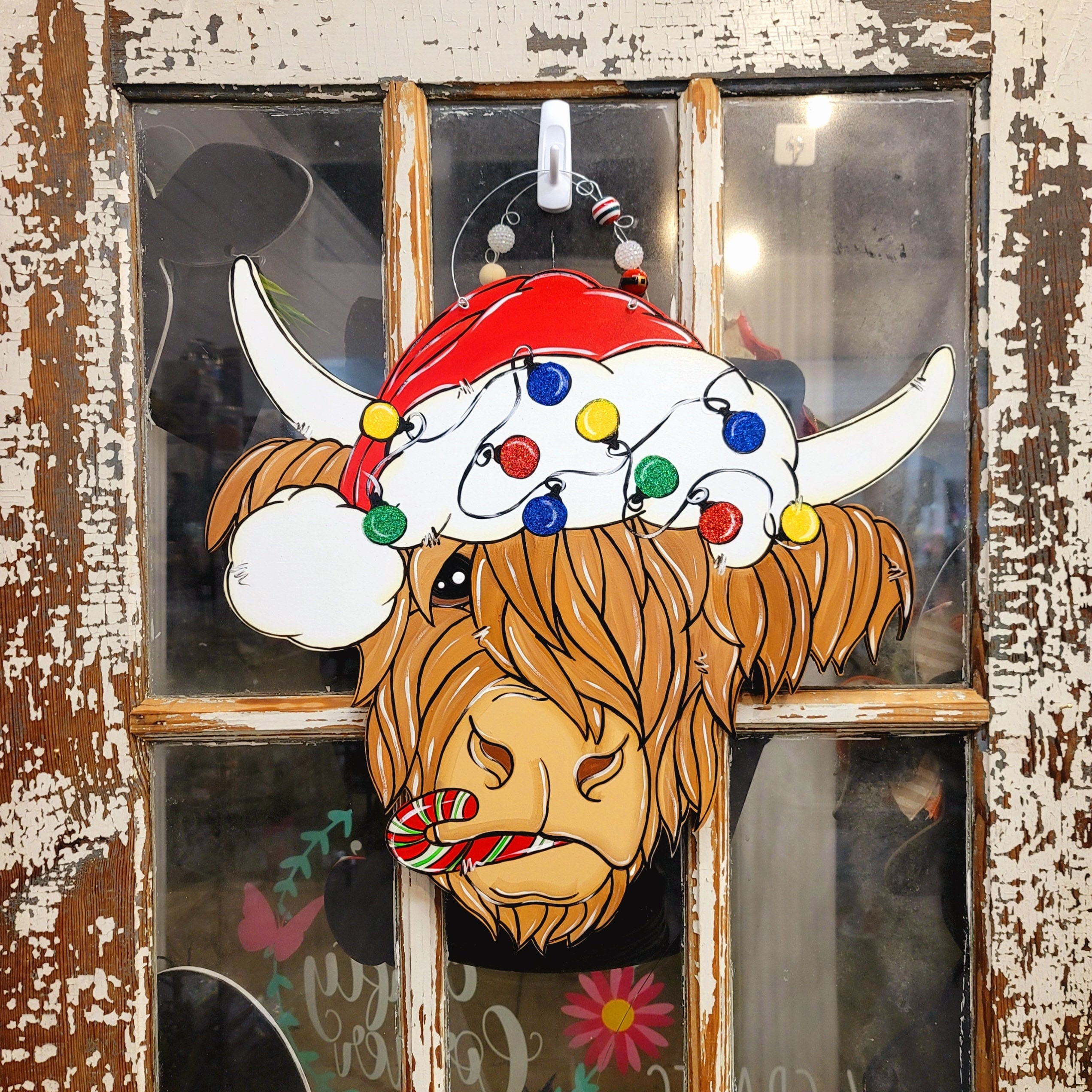 Christmas Highland Cow