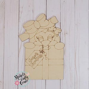Penguin Holiday Present Door Hanger – Festive Holiday Decor image 7