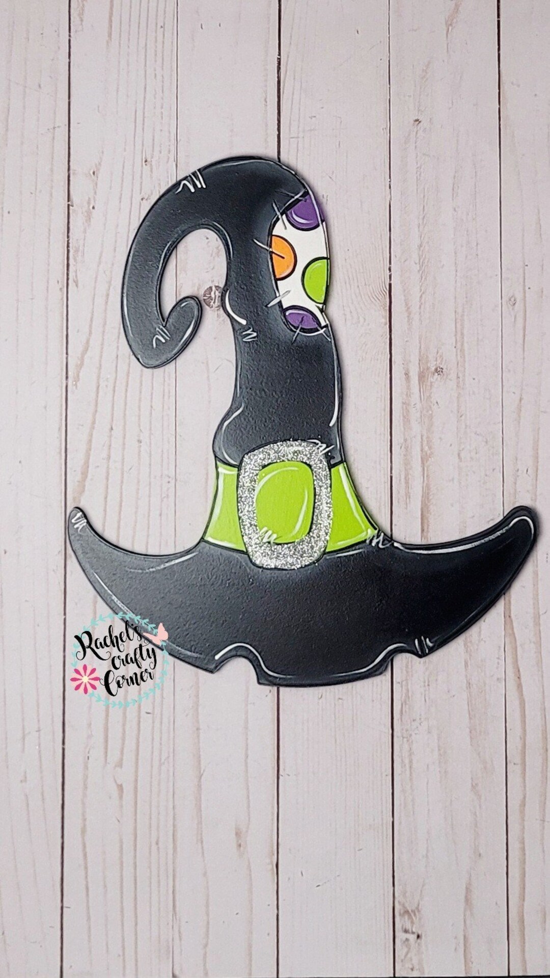 Patchwork Witch Hat Sign – Halloween Door Hanger - Etsy