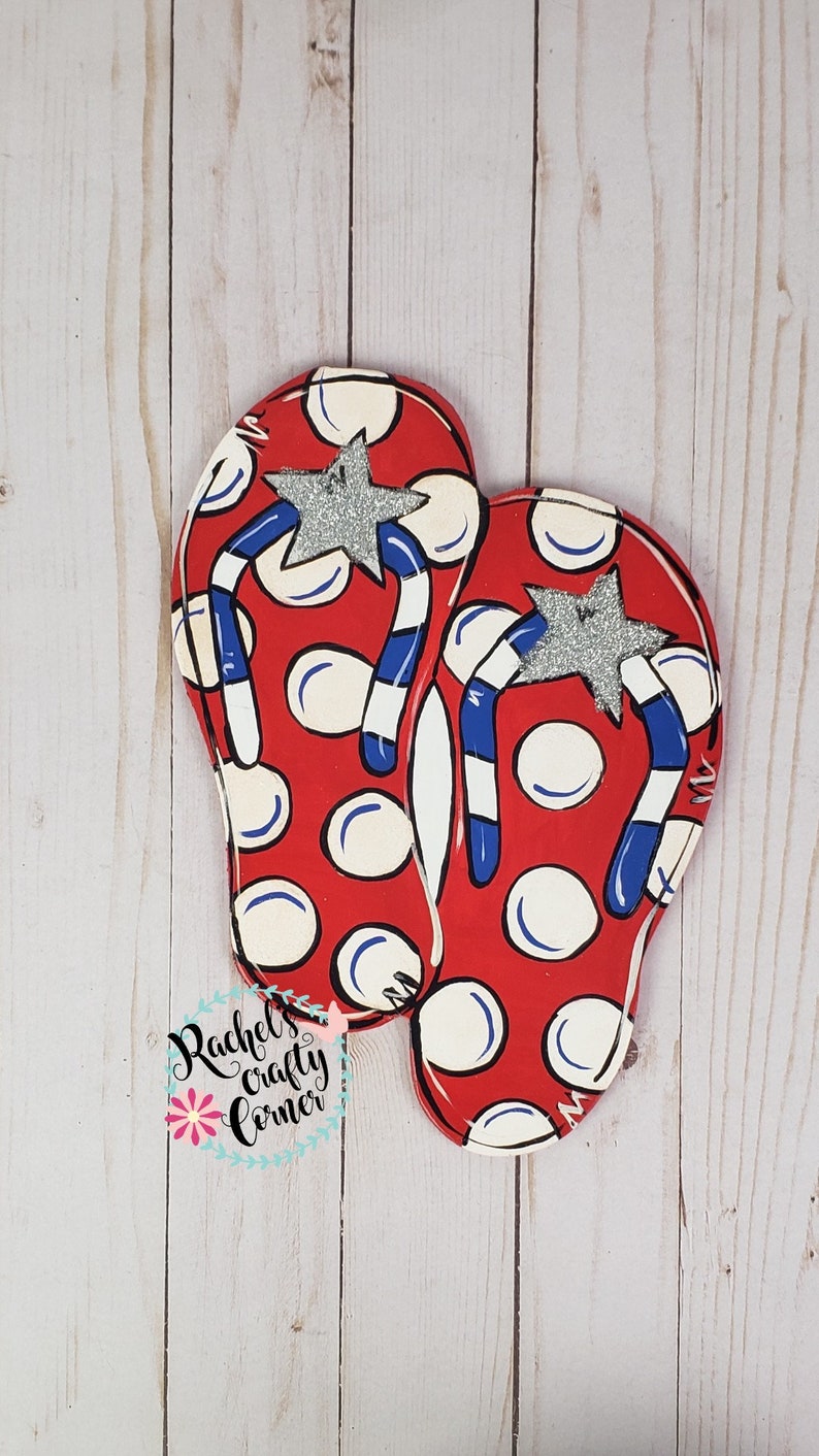 Patriotic Flip Flops Sign