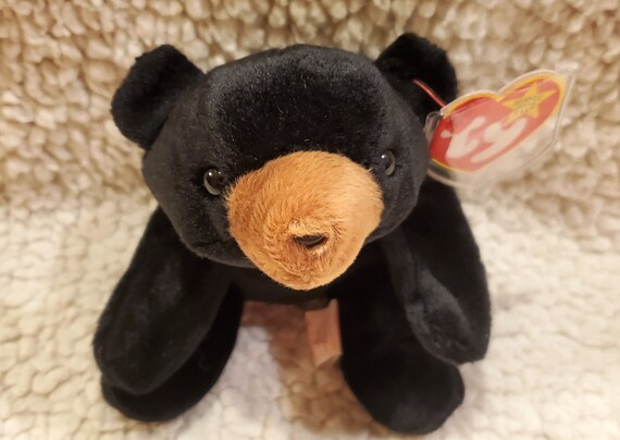blackie the black bear beanie baby