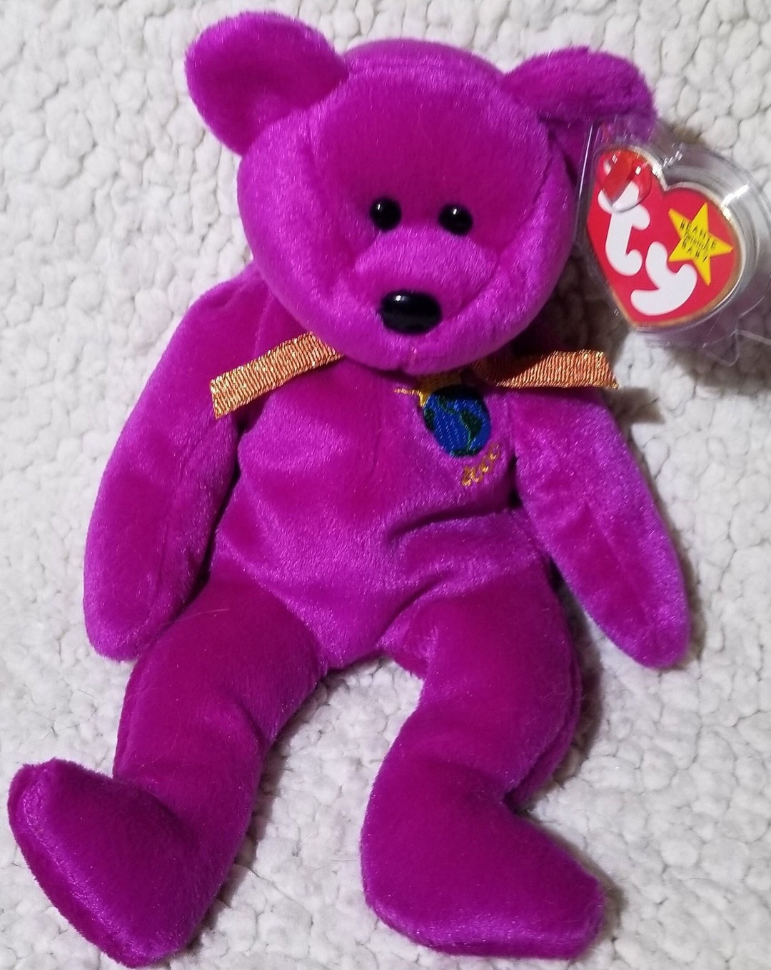 2000 Millenium Bear - Ty Beanie Baby - Etsy