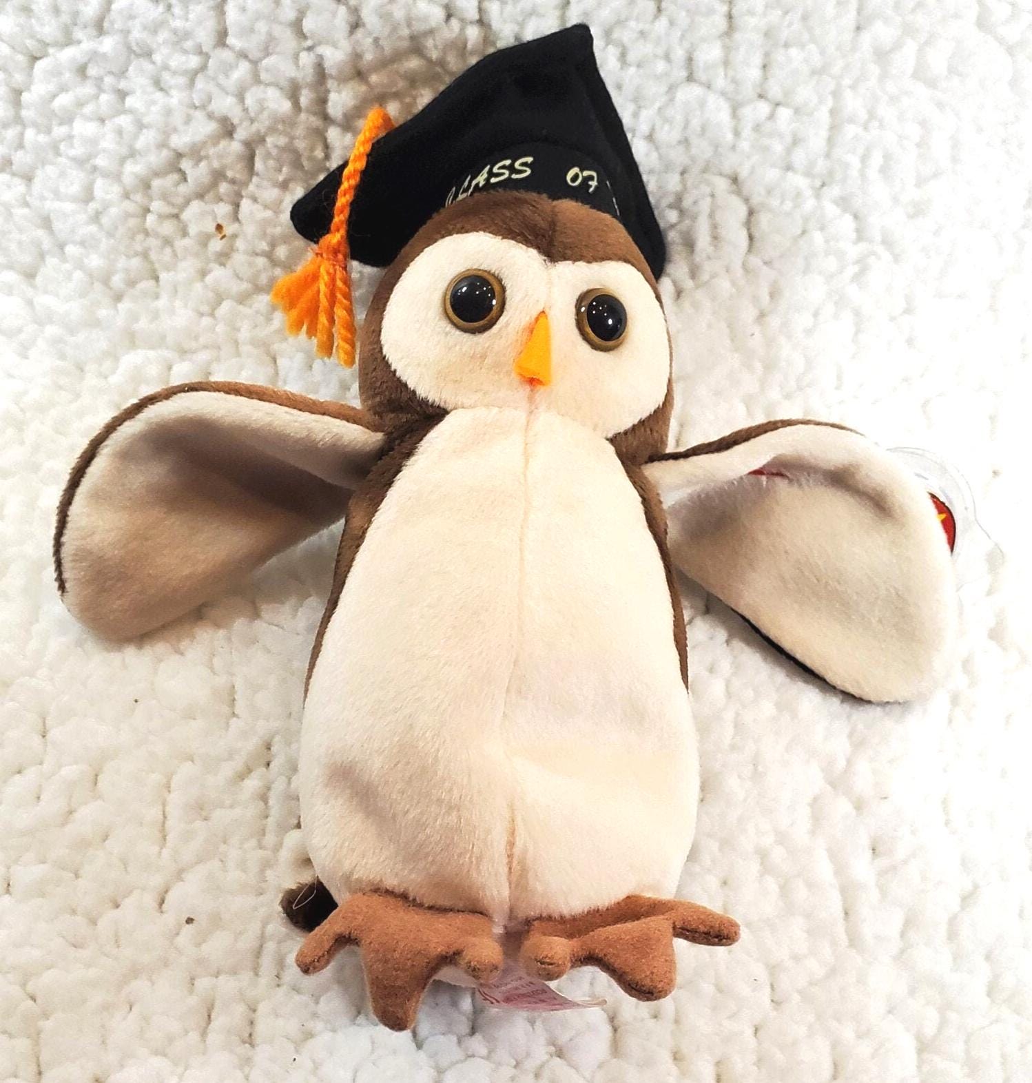 1997 Wise the Owl - Ty Beanie Babies