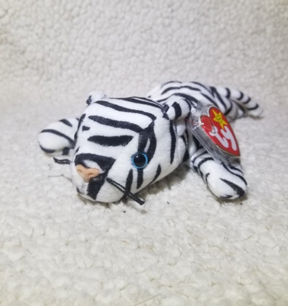 blizzard the white tiger beanie baby