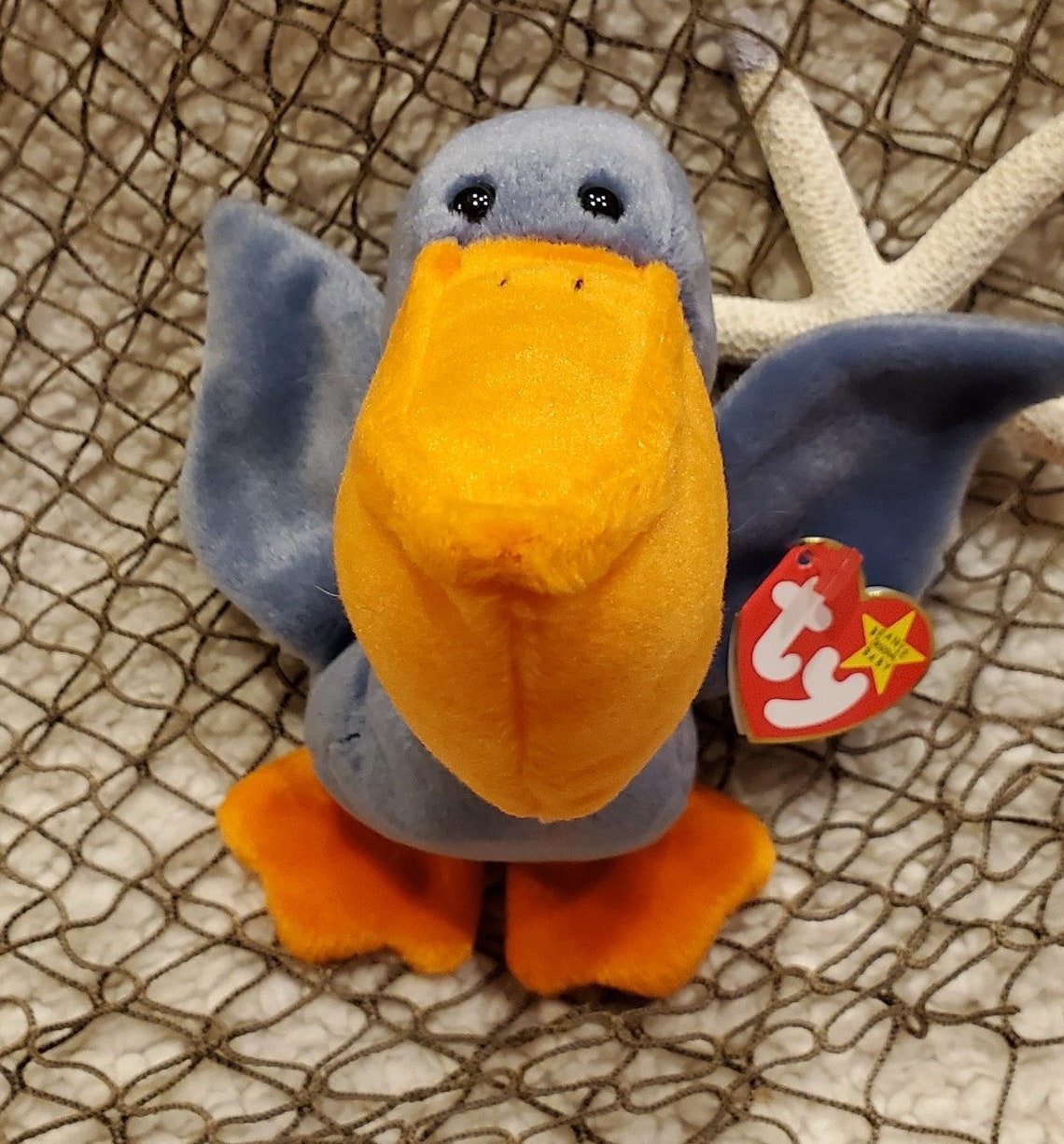 1996 Scoop the Pelican Ty Beanie Babies Etsy