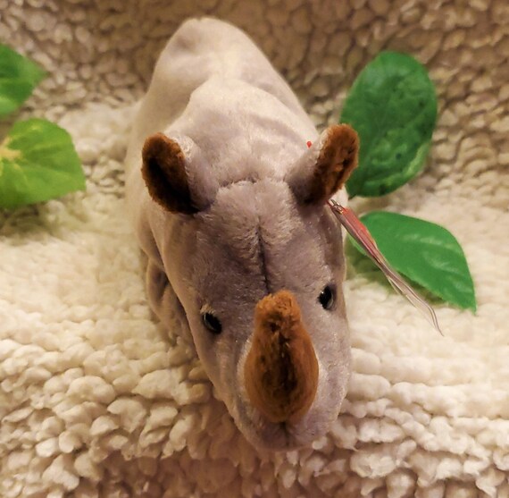 spike the rhino beanie baby 1996