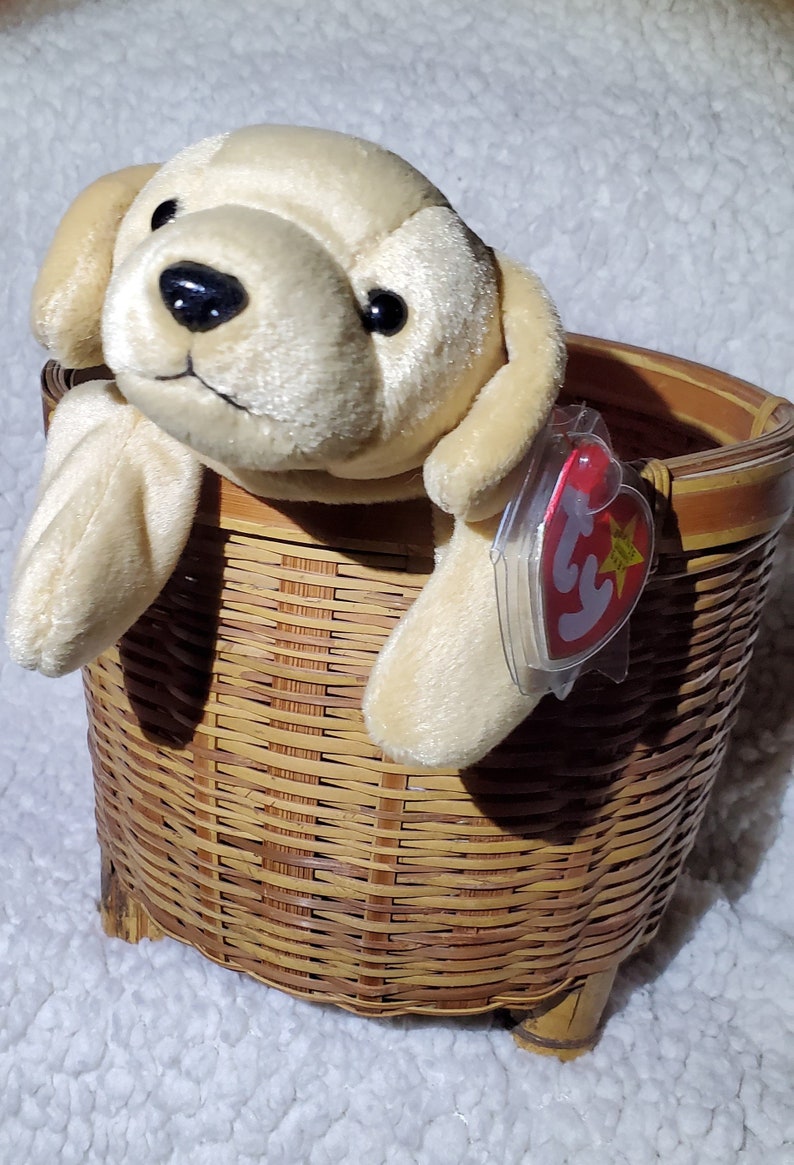 1997 Fetch the Golden Retriever TY Beanie Baby Retired Etsy