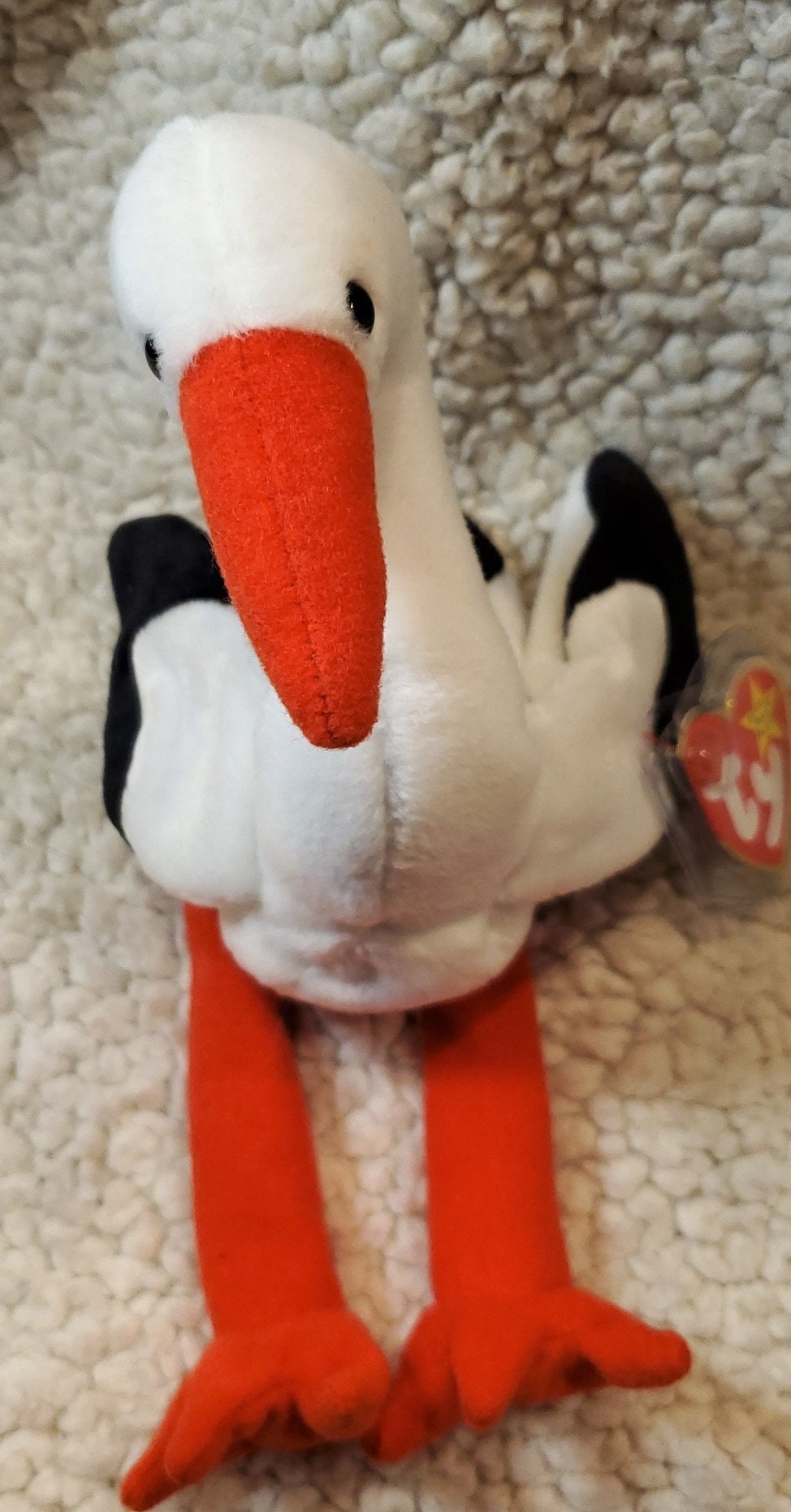 1998 Stilts the Stork Ty Beanie Babies Etsy