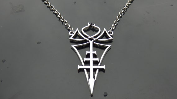 the sigillum blasfemiam divina.limited edition Unique necklace of Belphegor/'s official sigil