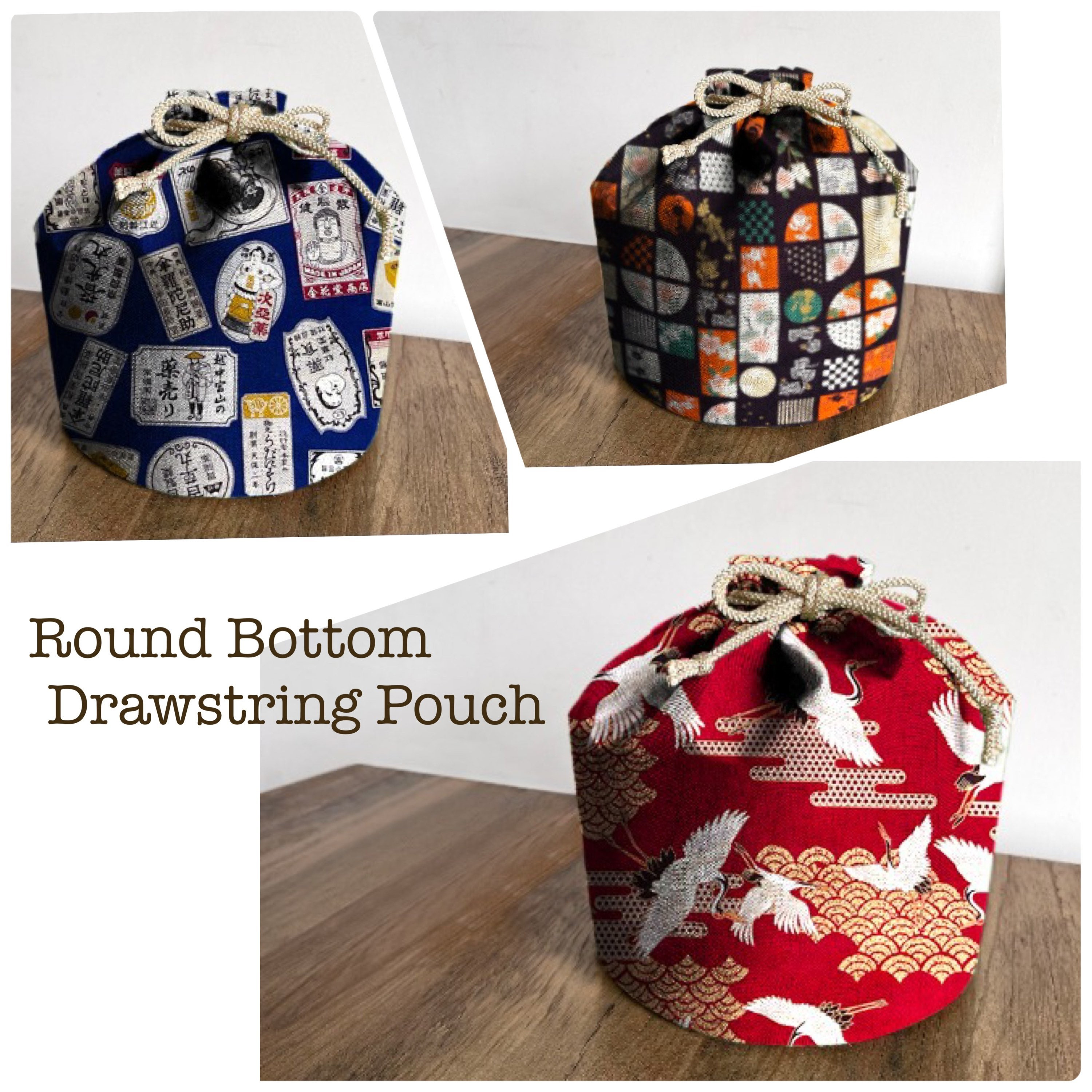 Cloth Pouch Drawstring Pouch Purse Knitting Bag Project - Etsy