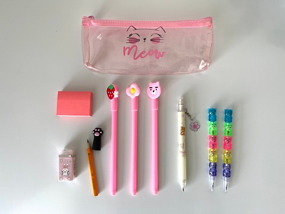 Kawaii Stationery Set Craft Box Gift Set Kawaii Etsy