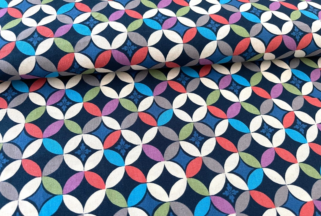Shippo Pattern Japan Fabric Cotton Fabric Traditional Etsy Canada