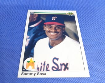 Tarjeta de novato n.° 17 de Sammy Sosa