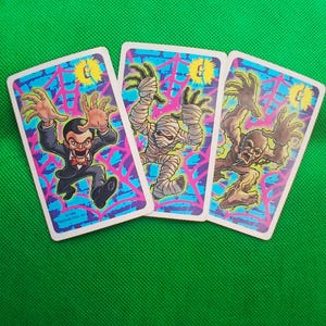 goosebumps holographic cards Slappy Card Goosebumps Action Cards Smith, Tazo,