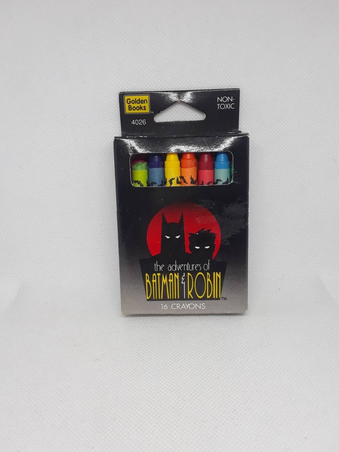 The Adventures of Batman and Robin Crayons Etsy