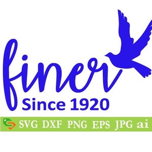 Zeta Phi Beta Dove SVG: Finer Since 1920 (Digital Files)