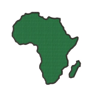 Africa embroidery design,embroidery file,embroidery pattern,