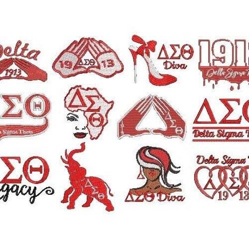 Delta Sigma Theta Duck Walk SVG Sorority Delta Sigma SVG Etsy