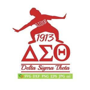 Delta Sigma Theta 1913 pose cut File, Silhouette,Cricut, Jpeg, svg,dfx, eps, png, clip art