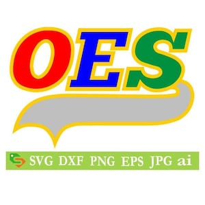 OES banner, order of the eastern star,  Cut File, Silhouette Cricut, dfx, Jpeg,svg, eps, png, clip art