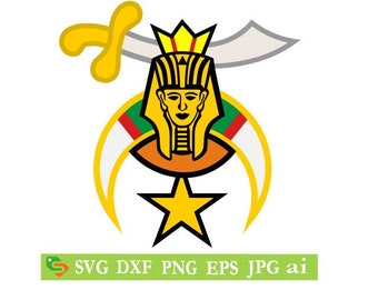 Shriner cut File, Silhouette,Cricut, Jpeg, svg,dfx, eps, png, clip art
