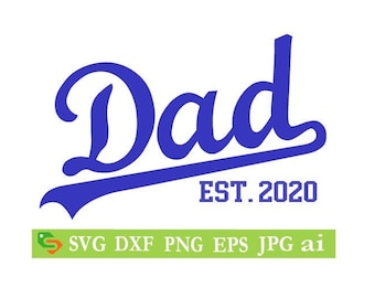 Dad established svg | Etsy