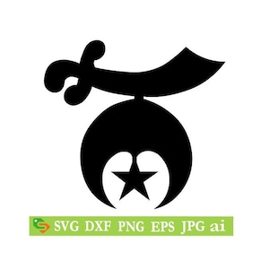 Shriner Silhouette Cut File, Silhouette Cricut, Jpeg,dfx,svg, eps, png, clip art